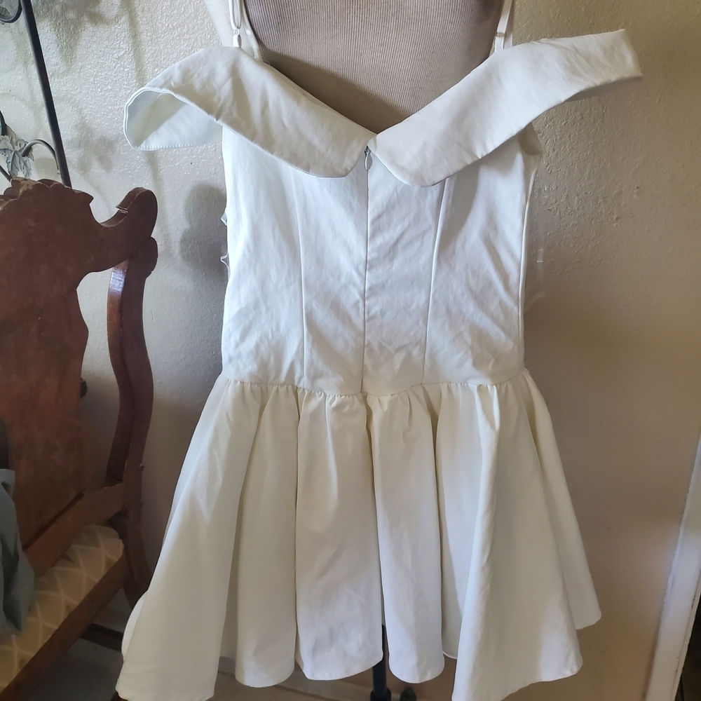 Princess Polly Strapless White Dress Size 6 - Picture 6 of 10